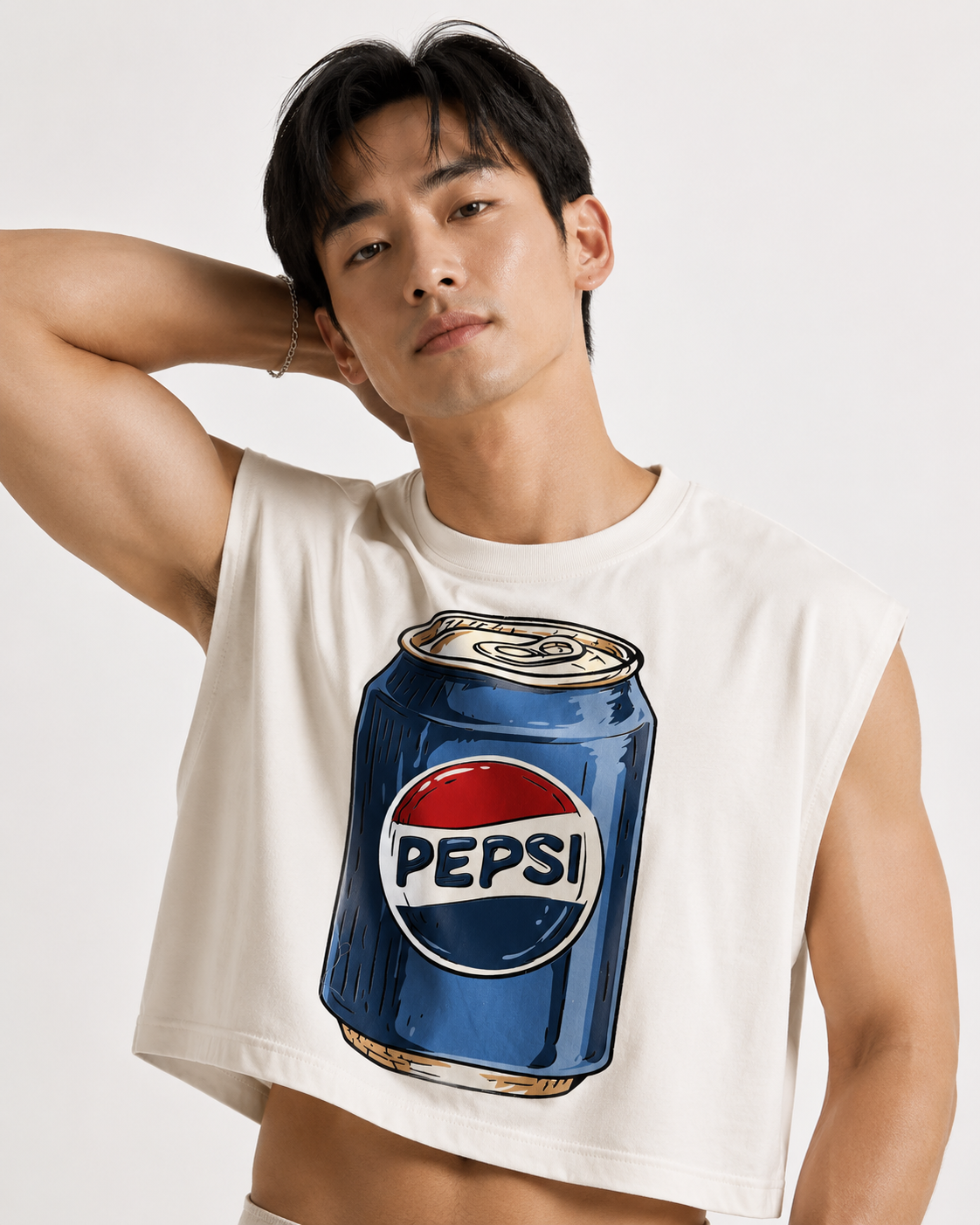 Pepsi Cropped Muscle Tee