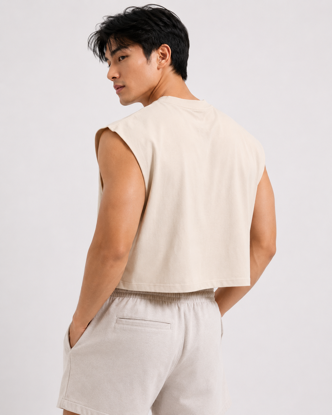 Summer State of Mind Cropped Muscle Tee