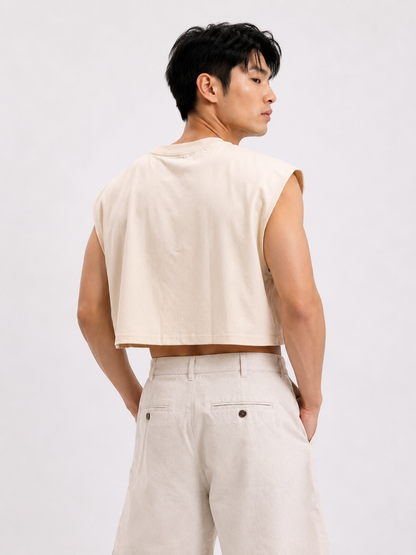 Bangkok Flames Cropped Muscle Tee