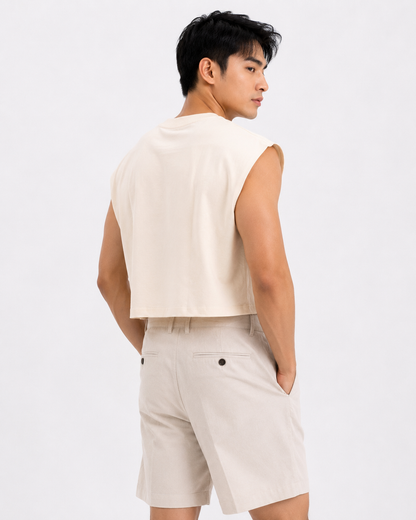 Muay Thai Cropped Muscle Tee
