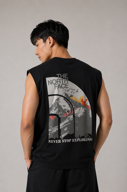 The North Face Summit Muscle Tee — Black