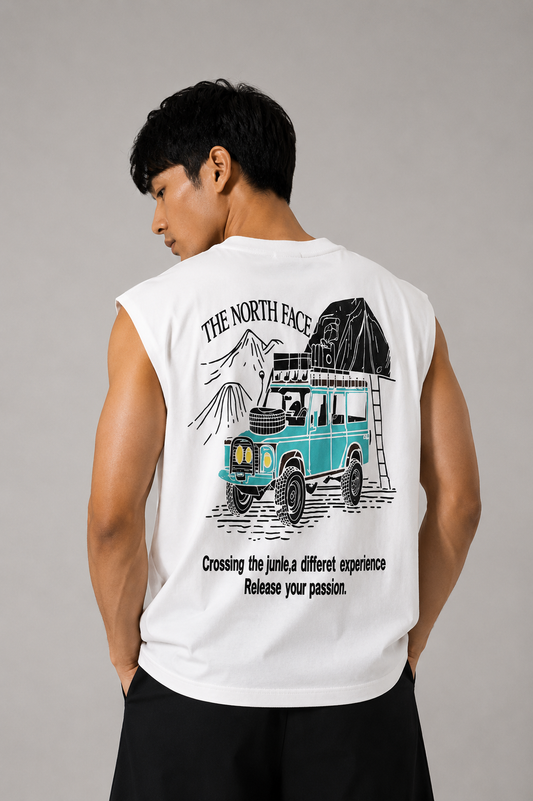 The North Face Expedition Muscle Tee — White