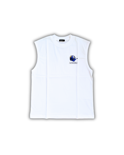 AMIRI Essentials Muscle Tee — White
