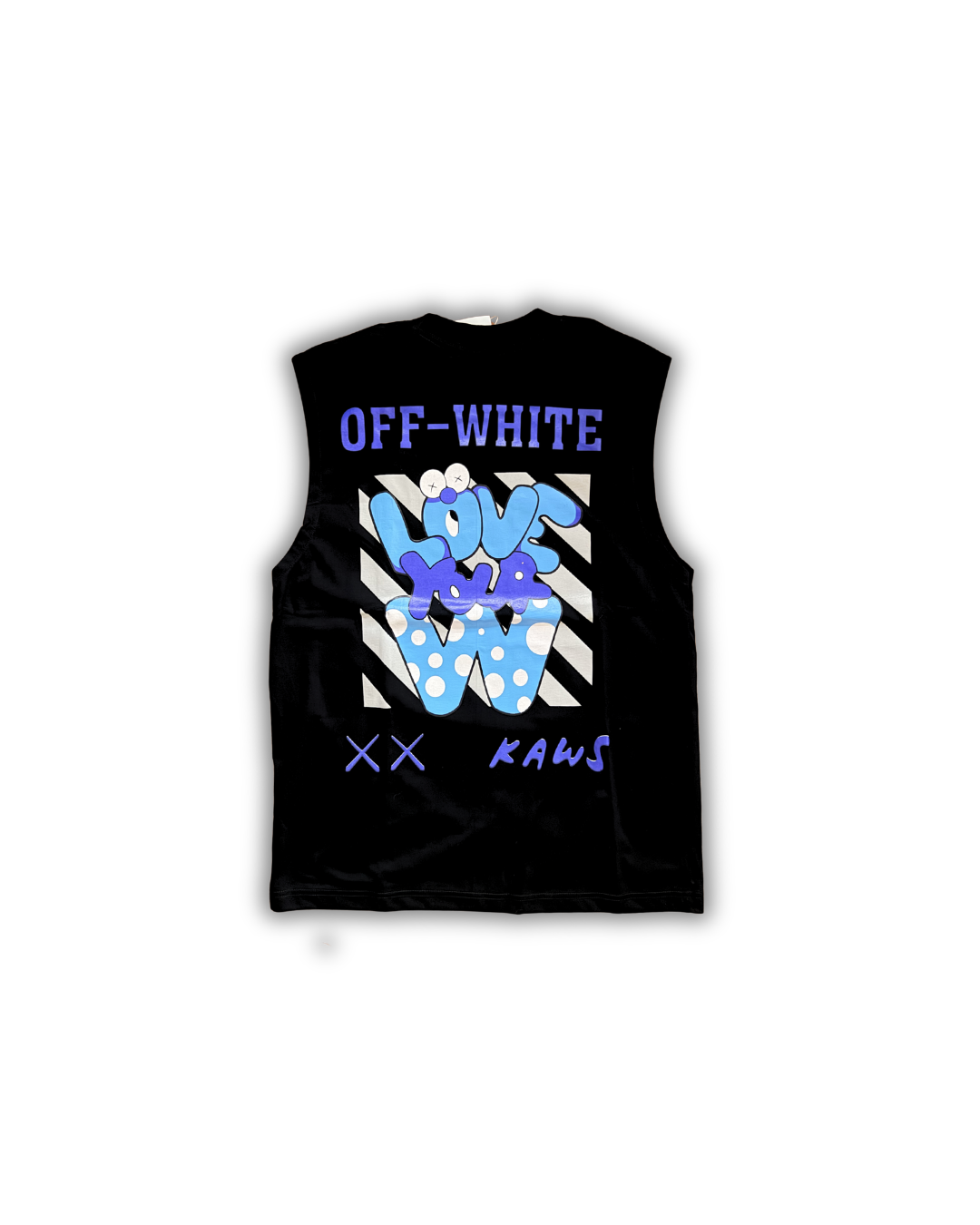 Off-White Love Kaws Muscle Tee — Black
