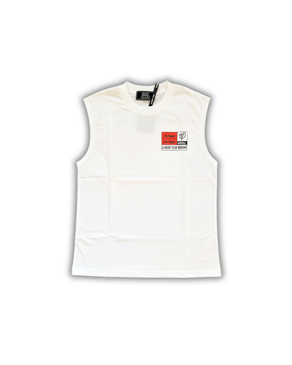Anxdfall Muscle Tee — White