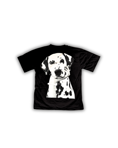 Dalmatian Graphic Tee — Black