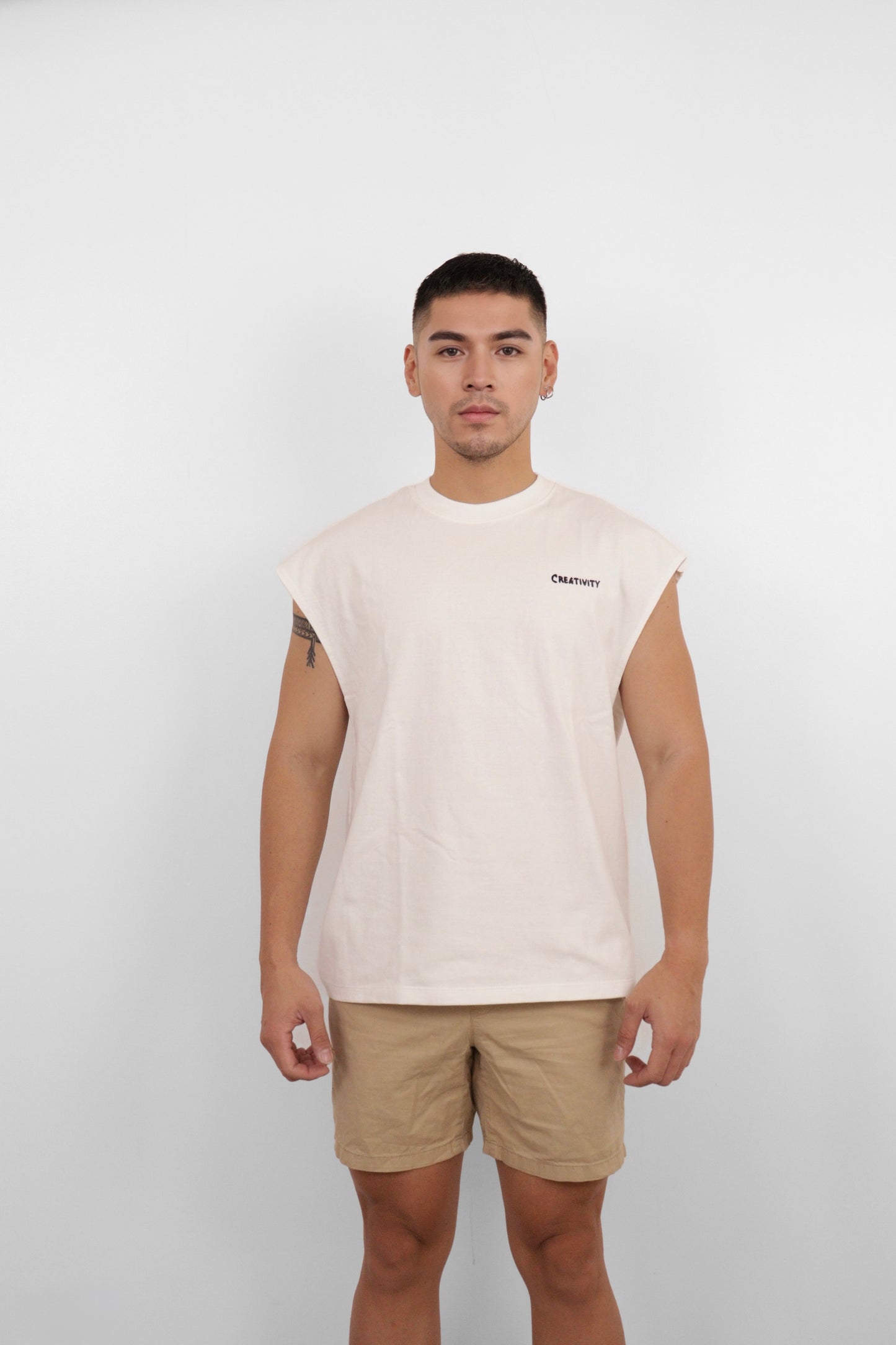 White "A Streetcar Named Desire" Graphic Muscle Tee