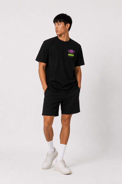 UNITE PROSPERITY Graphic Tee — Black