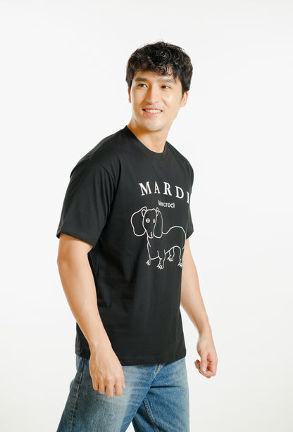 Mardi Mercredi Line Art Tee