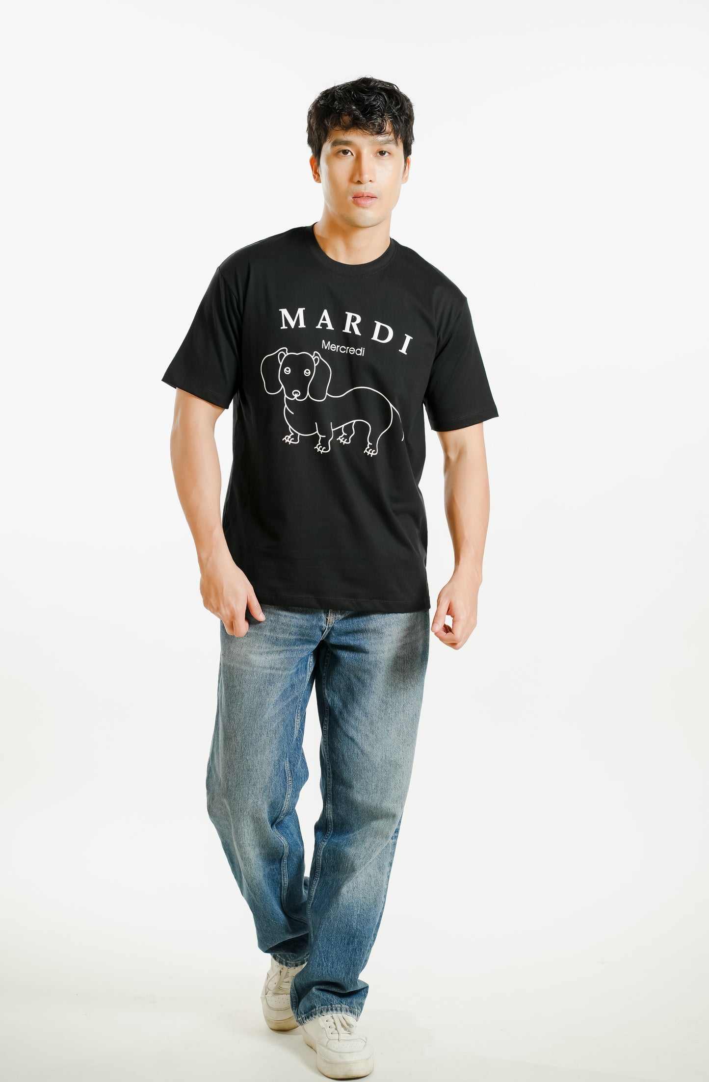 Mardi Mercredi Line Art Tee