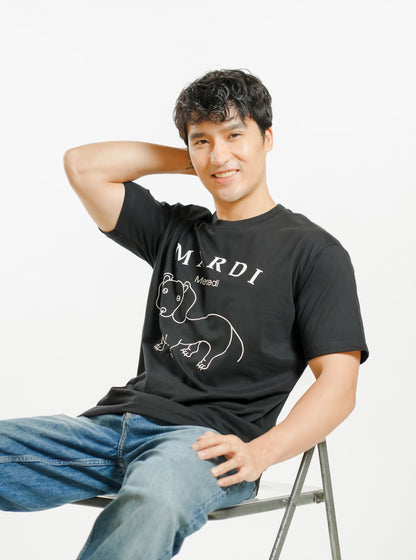 Mardi Mercredi Line Art Tee