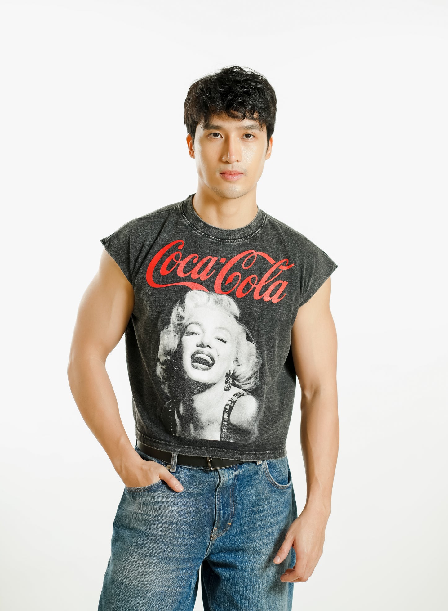 Coca Cola Muse Cropped Muscle Tee