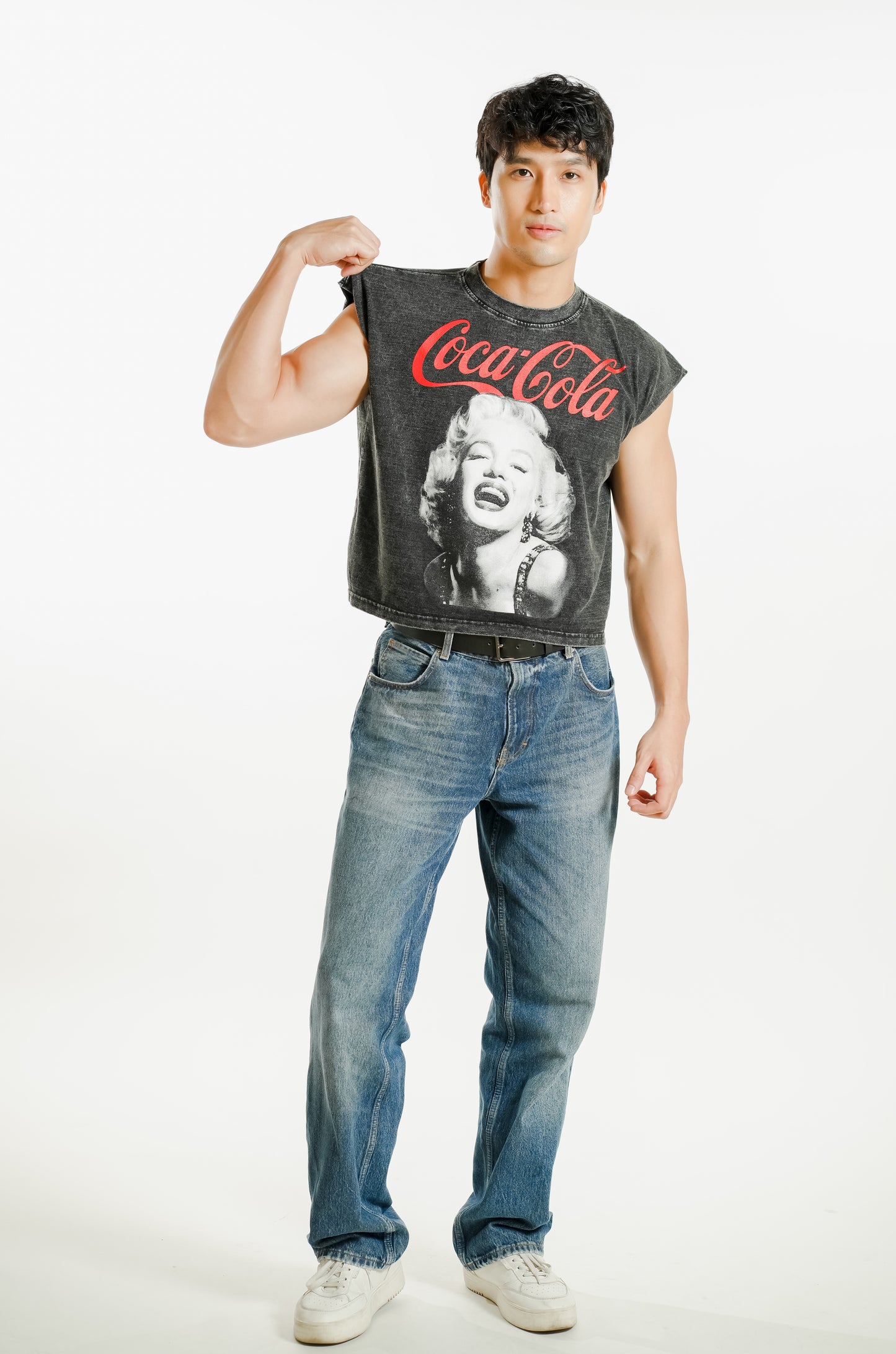Coca Cola Muse Cropped Muscle Tee