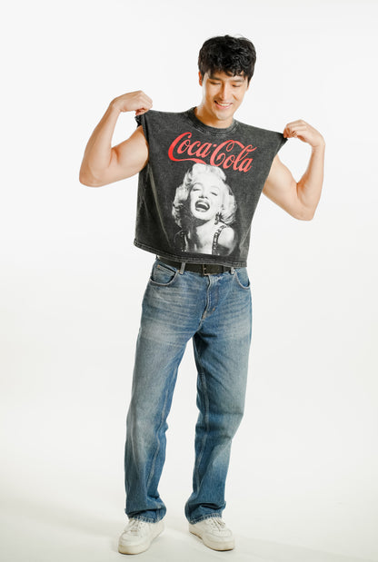 Coca Cola Muse Cropped Muscle Tee
