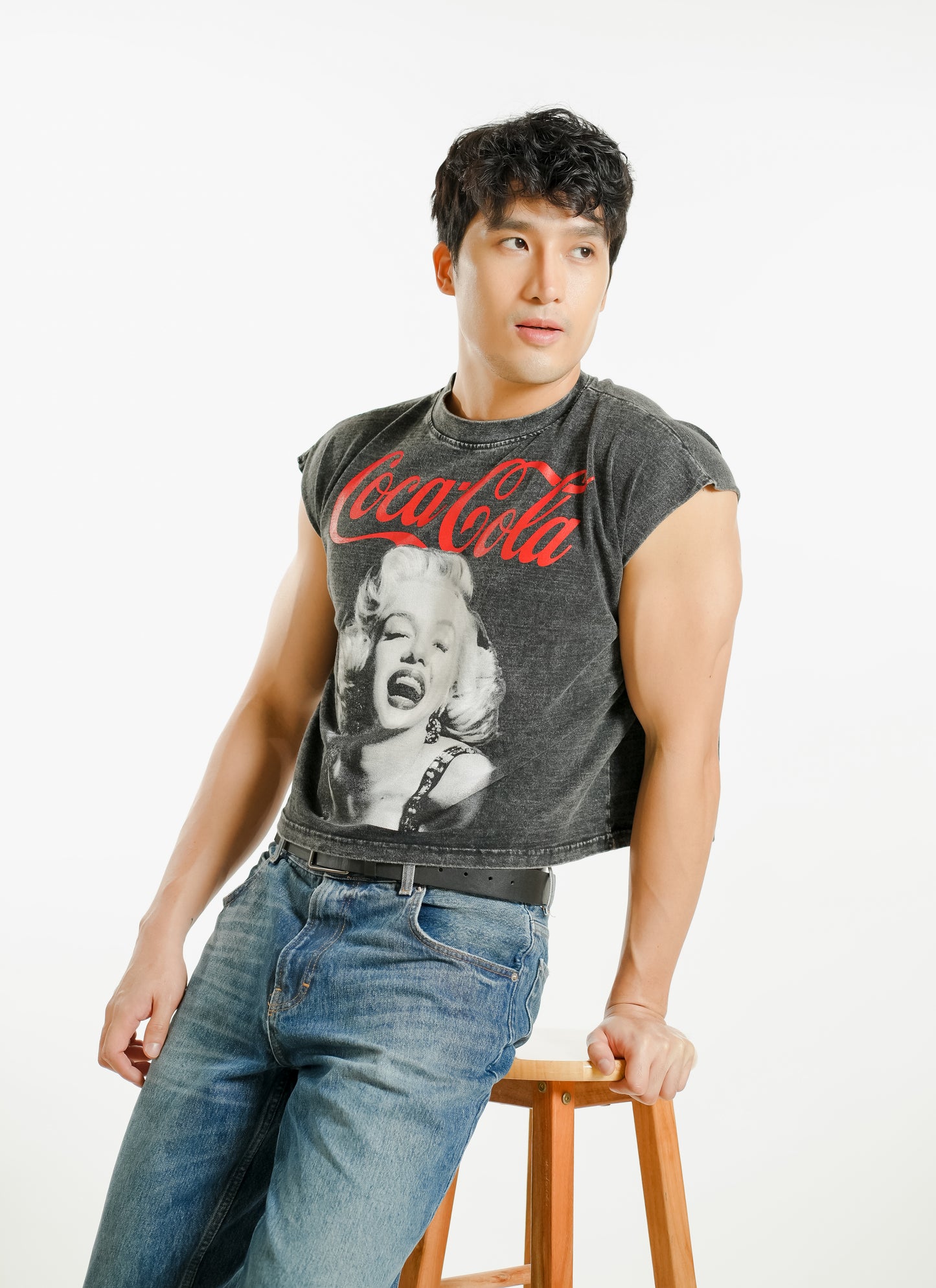 Coca Cola Muse Cropped Muscle Tee