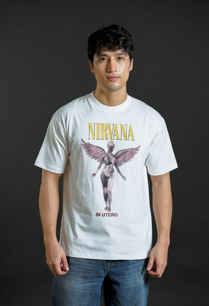 Nirvana Graphic Tee White