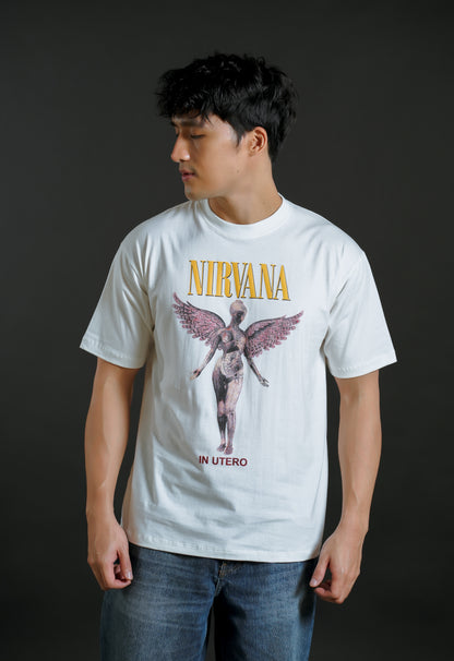 Nirvana Graphic Tee White