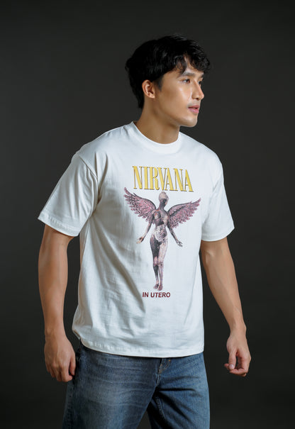 Nirvana Graphic Tee White