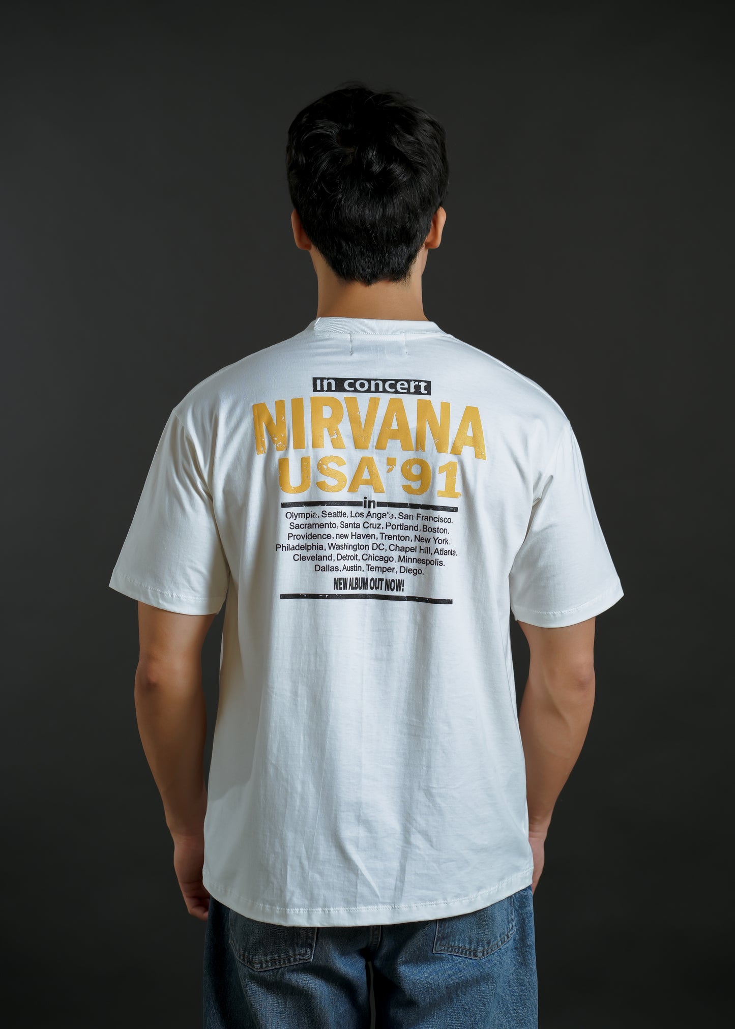 Nirvana Graphic Tee White