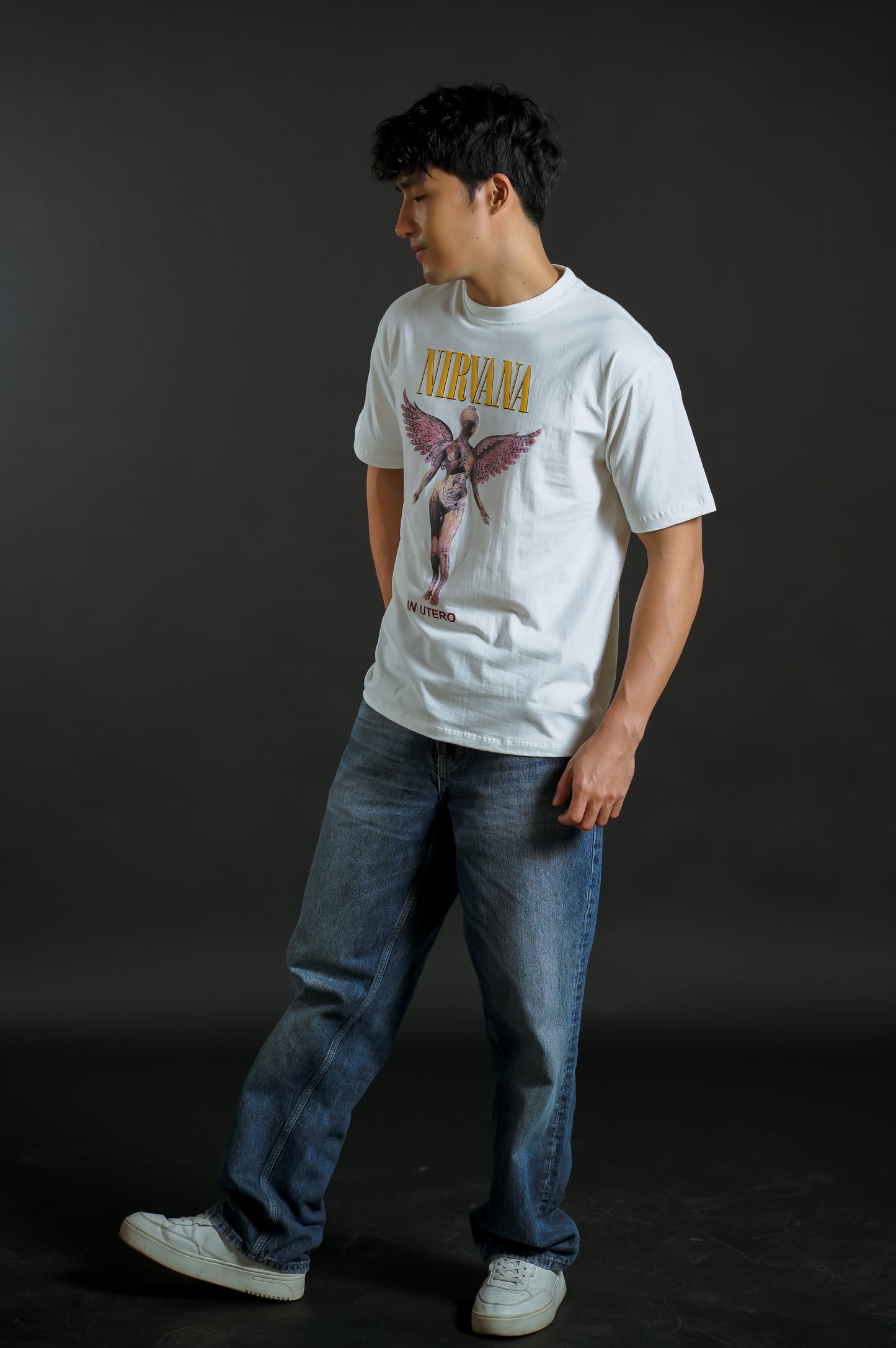 Nirvana Graphic Tee White