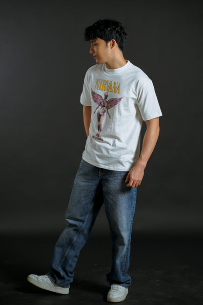 Nirvana Graphic Tee White