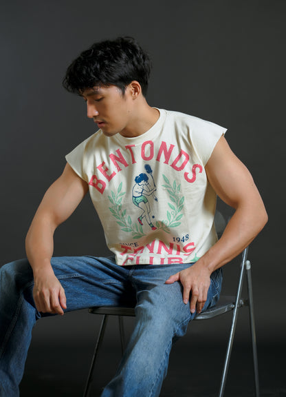 Bentonds Tennis Club Cropped Muscle Tee