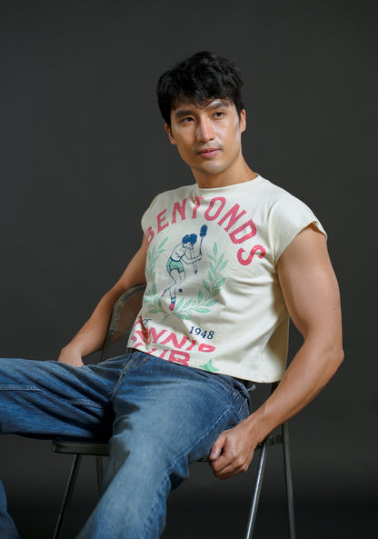 Bentonds Tennis Club Cropped Muscle Tee