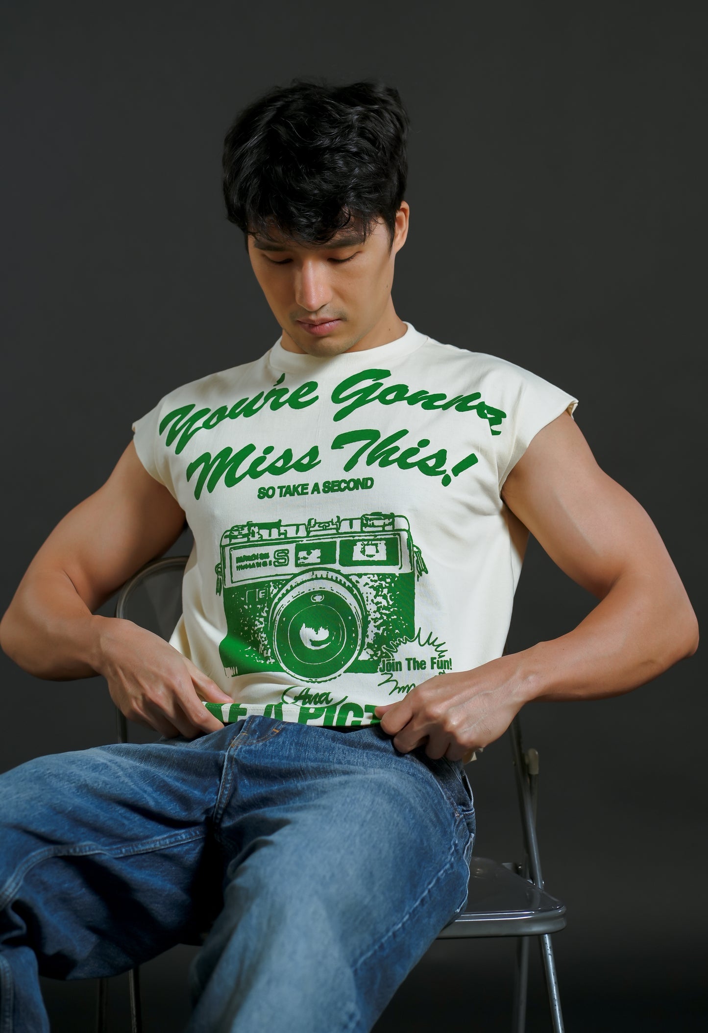 You’re Gonna Miss This Cropped Muscle Tee