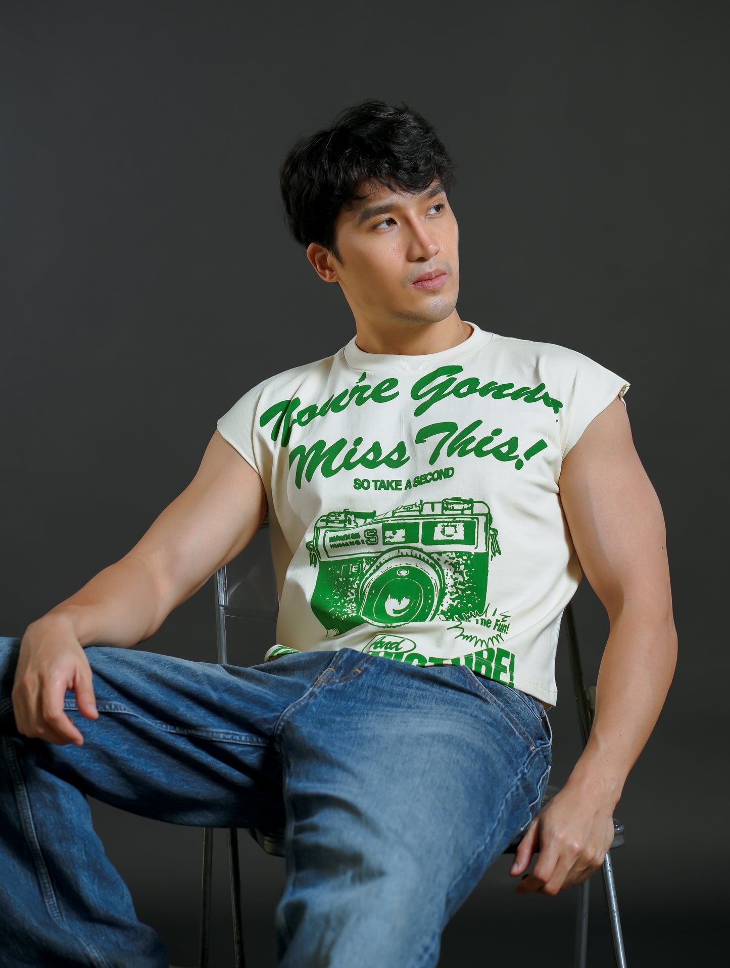 You’re Gonna Miss This Cropped Muscle Tee