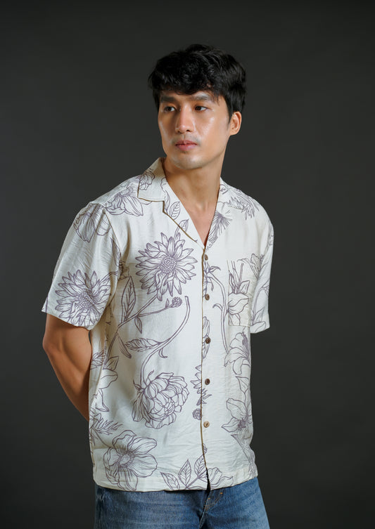 Botanical Line Art Shirt