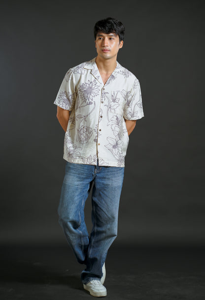 Botanical Line Art Shirt