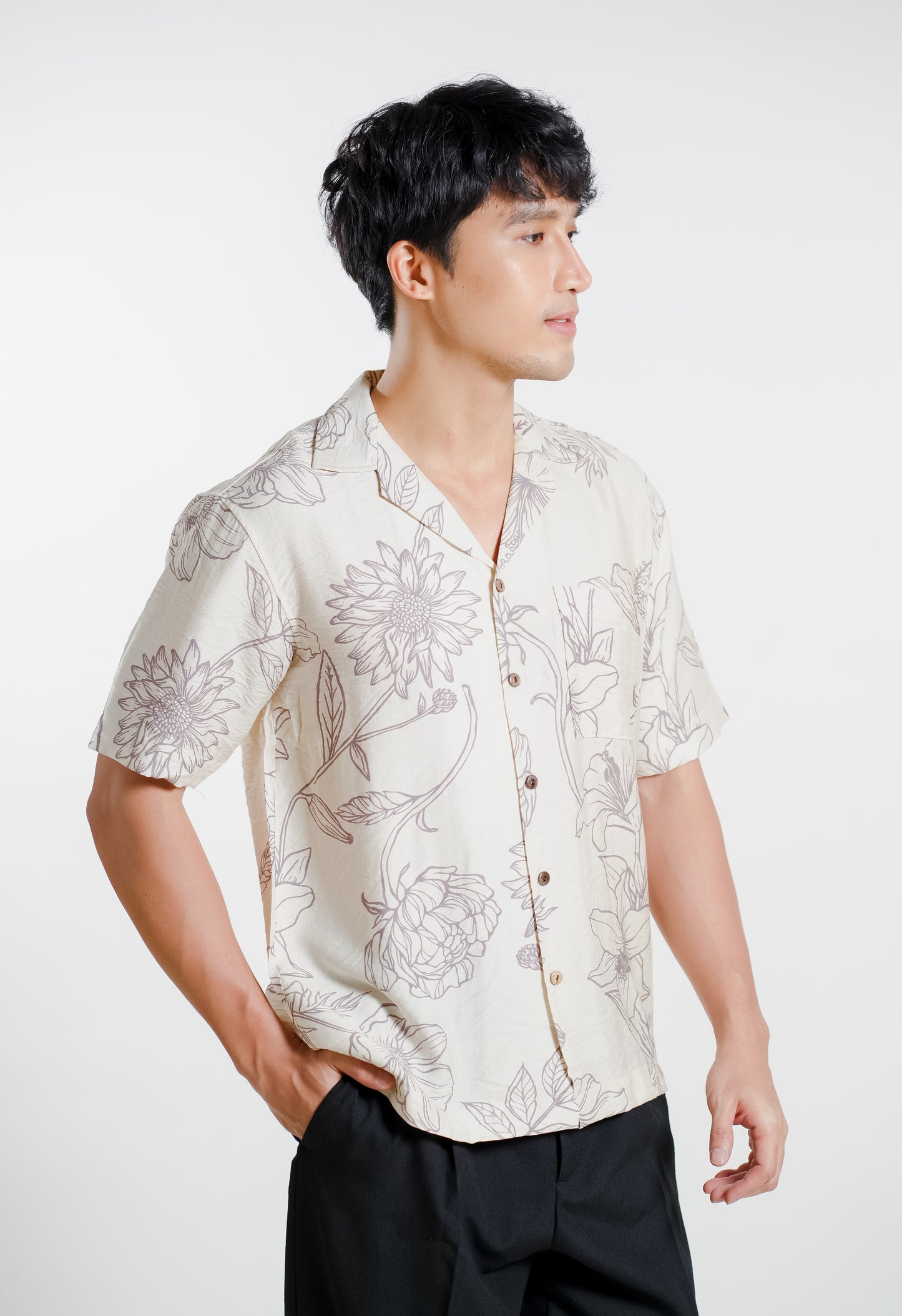 Botanical Line Art Shirt