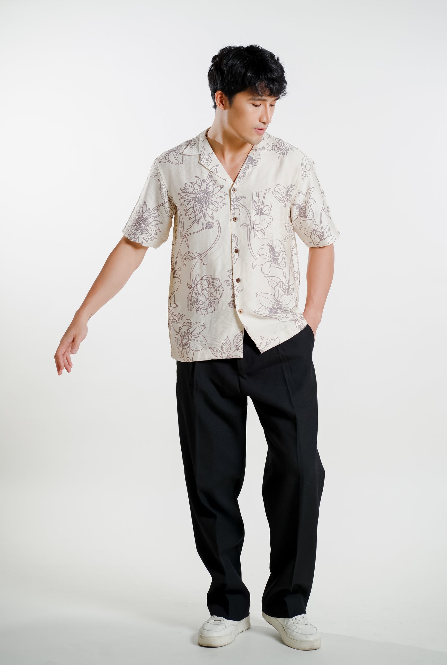 Botanical Line Art Shirt