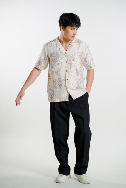 Botanical Line Art Shirt