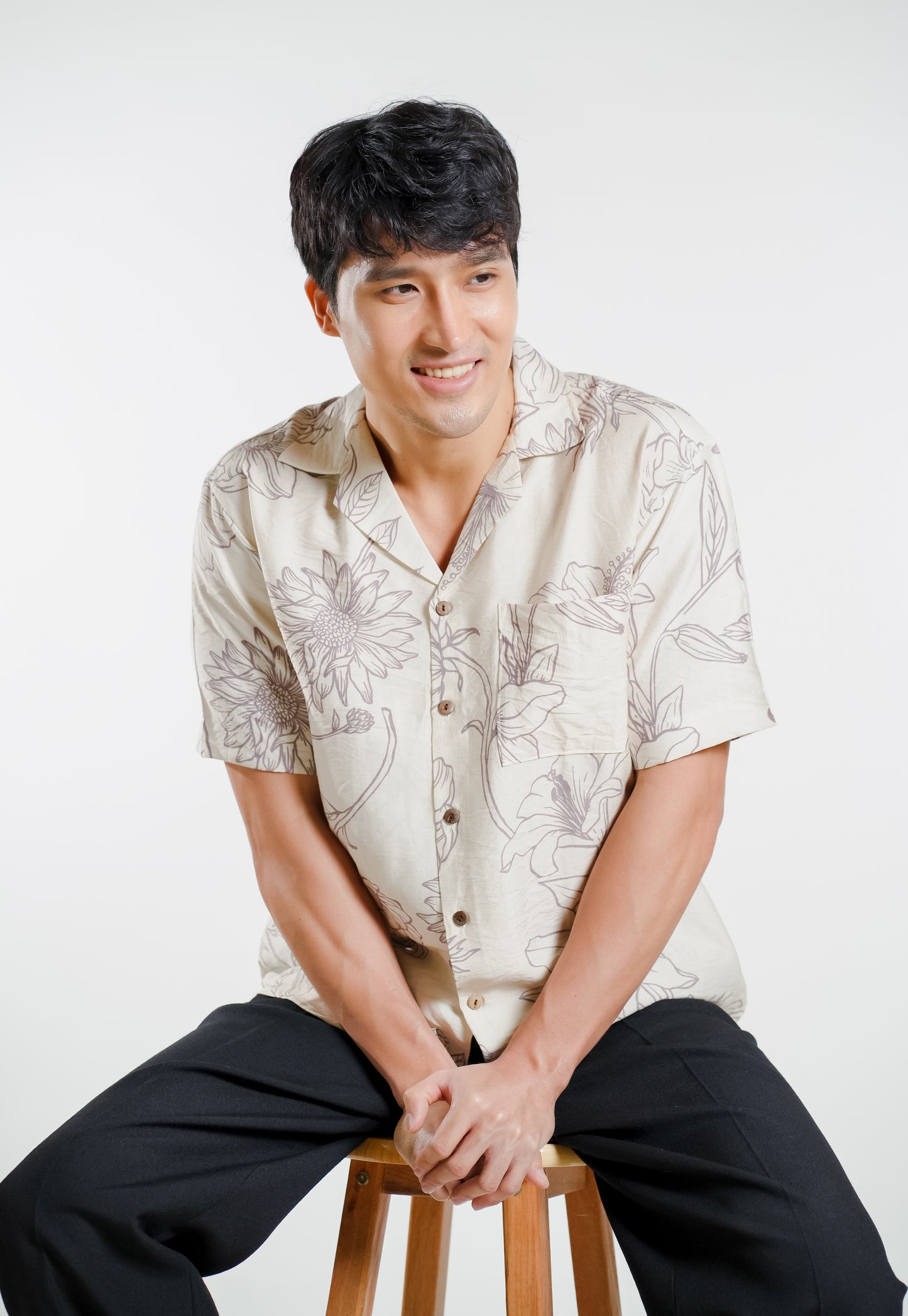 Botanical Line Art Shirt