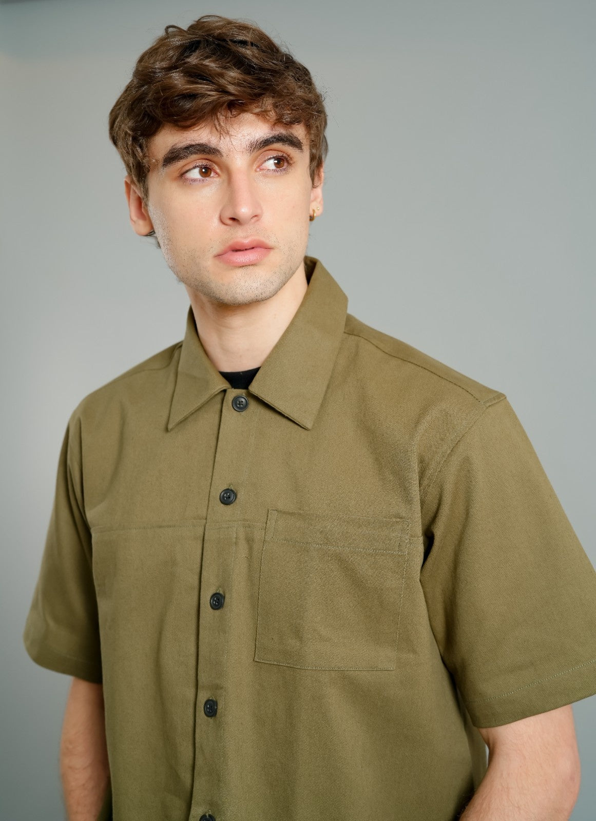 Olive Utility Camp Shirt