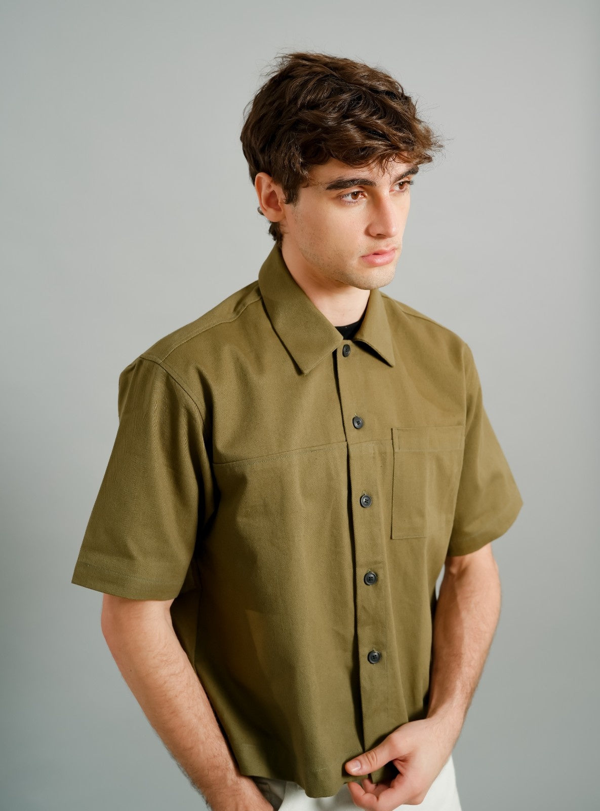 Olive Utility Camp Shirt