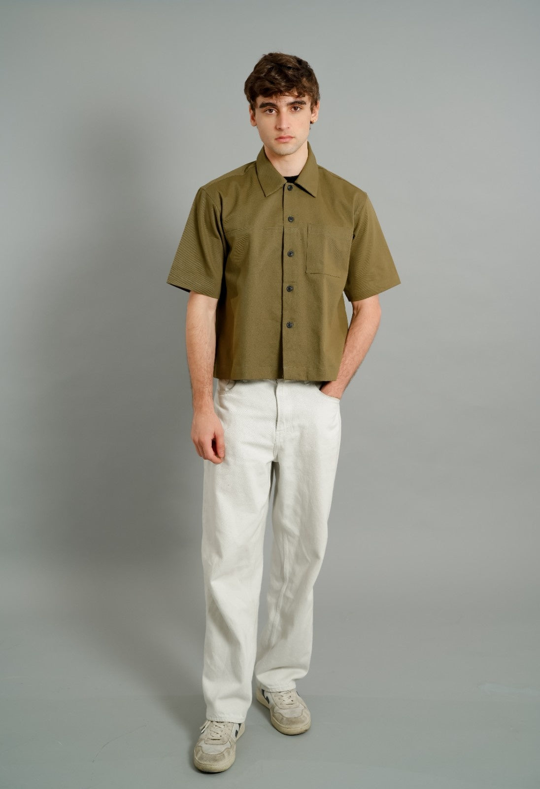 Olive Utility Camp Shirt