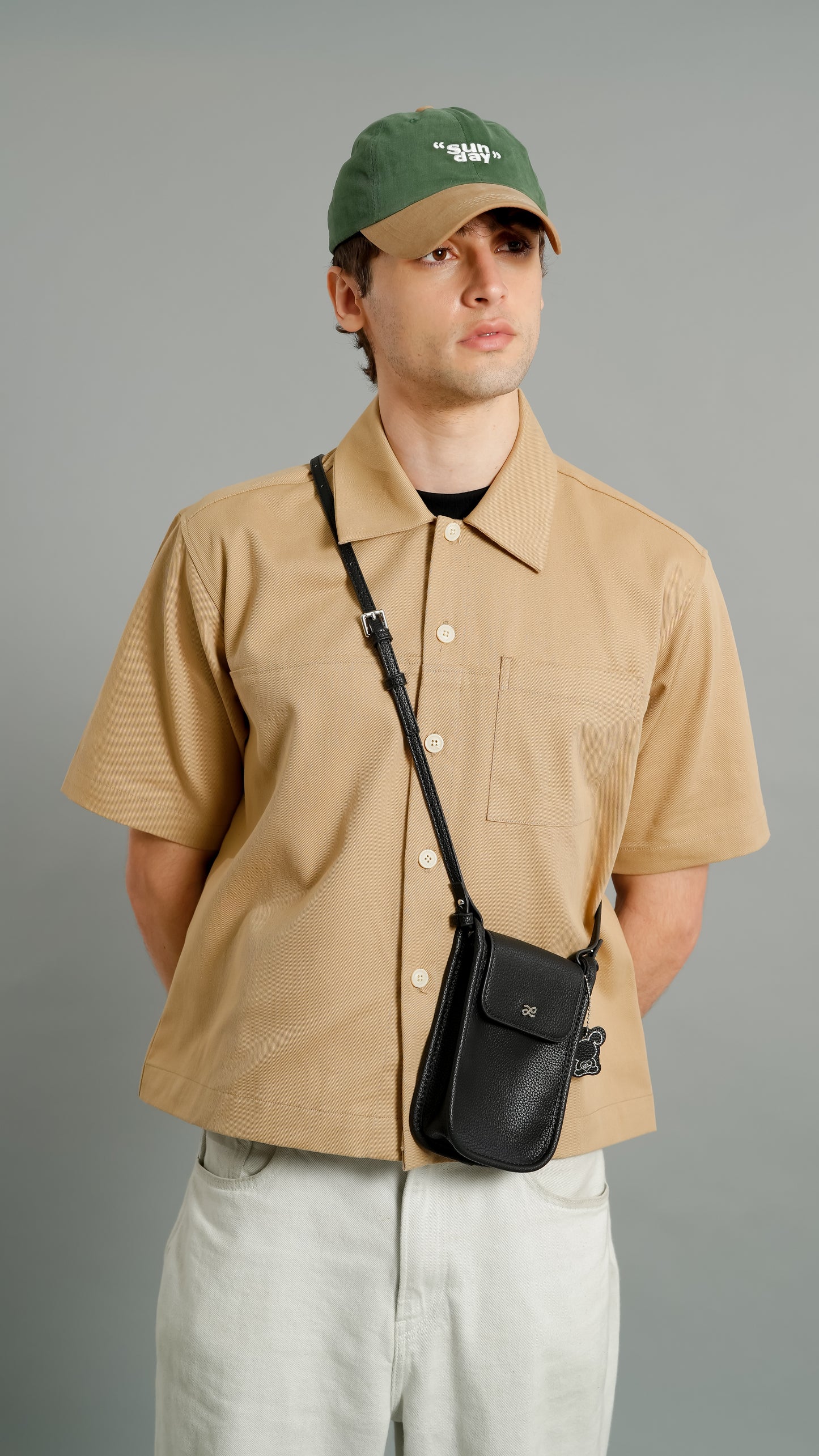Sunday Two-Tone Cap – Forest Green & Brown