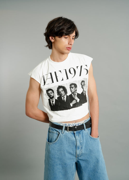 White "The 1975" Graphic Tee