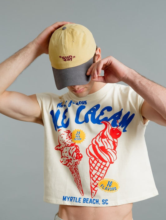 Sunday Two-Tone Cap – Mustard & Black