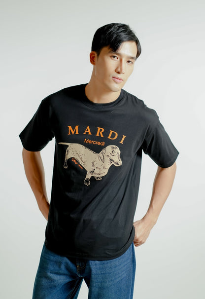 Black Ddanji-Inspired T-Shirt