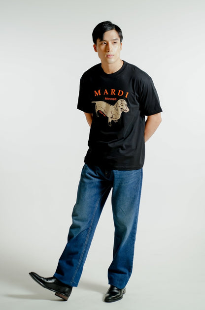 Black Ddanji-Inspired T-Shirt