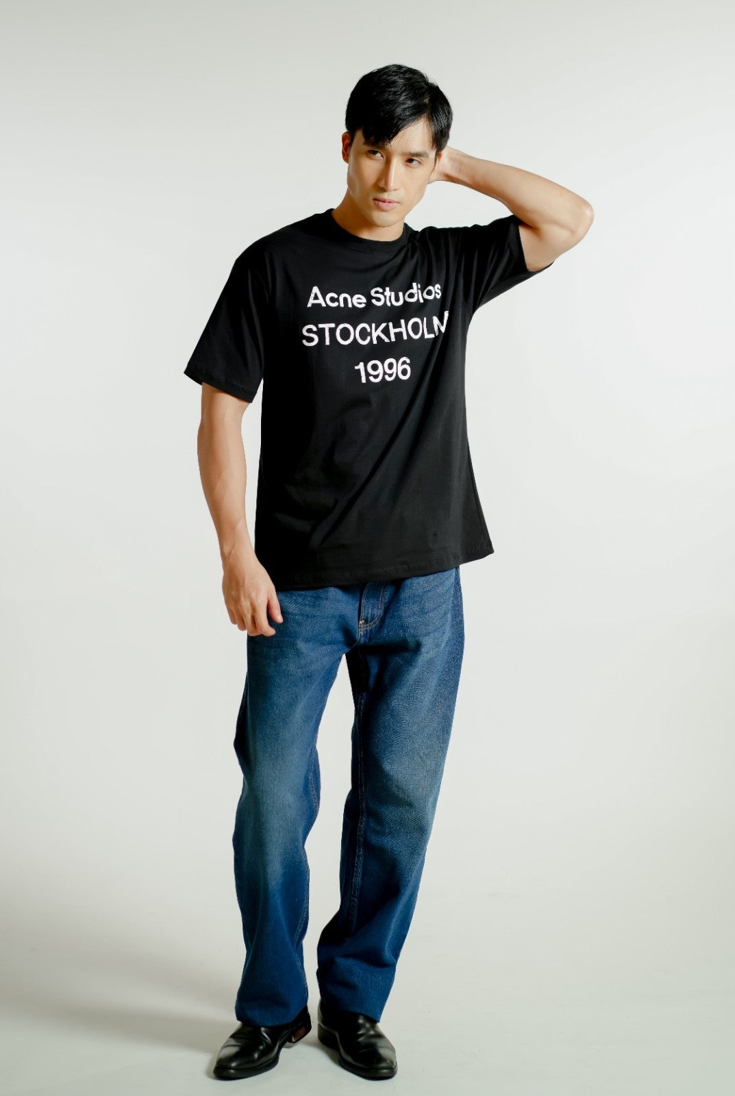 Black Acne Studios-Inspired Stockholm Tee