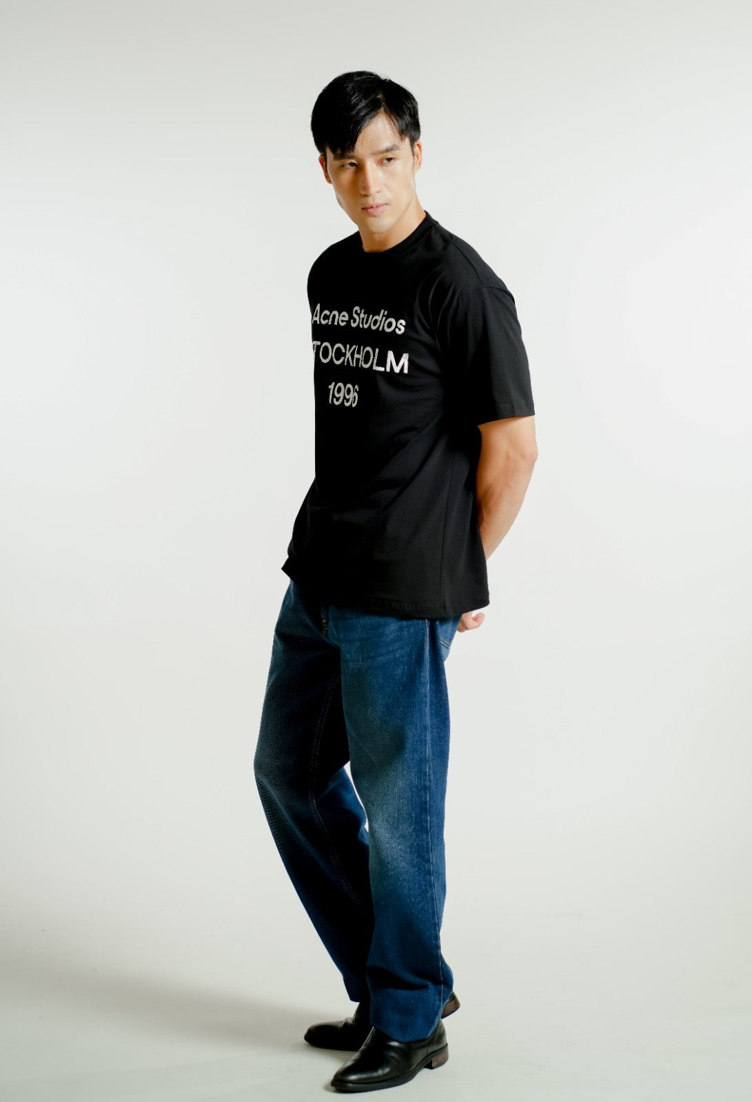 Black Acne Studios-Inspired Stockholm Tee