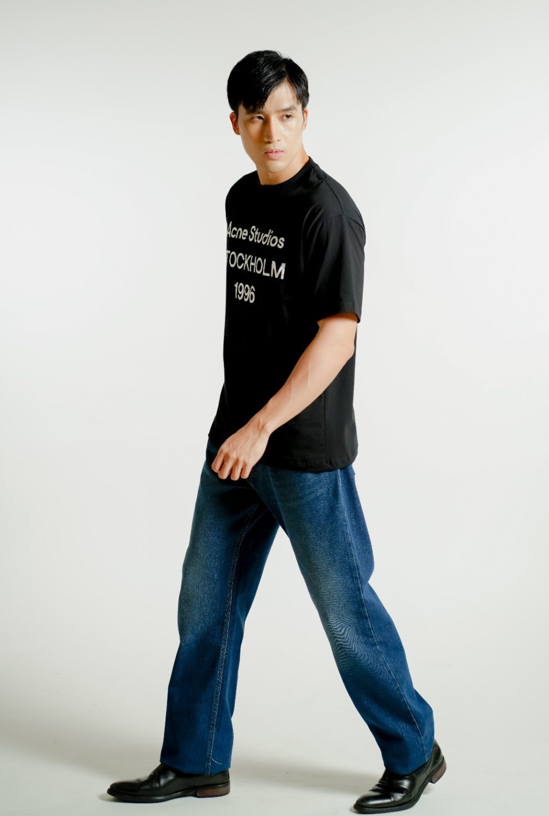 Black Acne Studios-Inspired Stockholm Tee