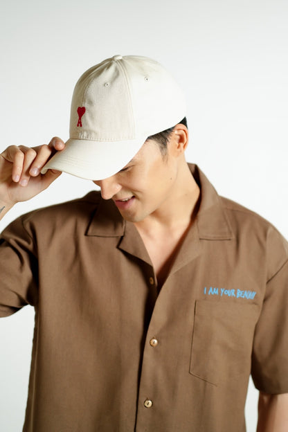 Cream Ami Inspired Heart Cap