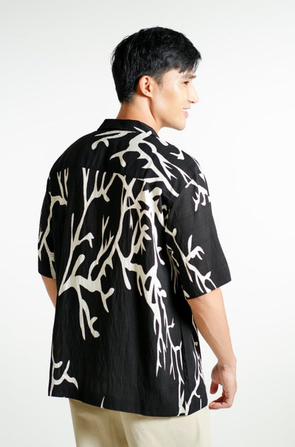 Noir Branch Cuban Shirt