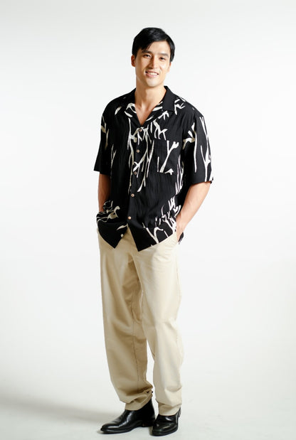 Noir Branch Cuban Shirt