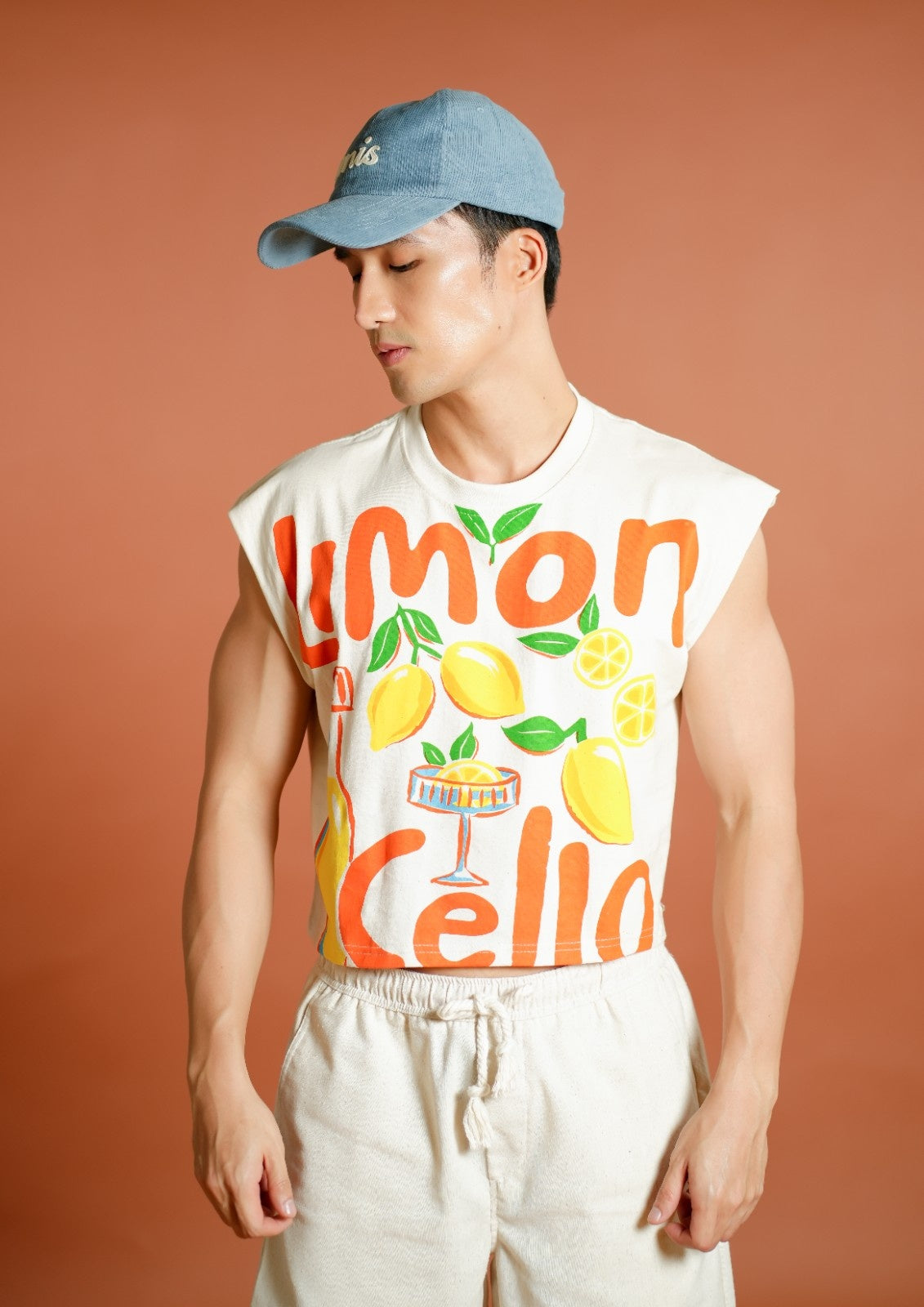 Dusty Blue Emis Corduroy Cap